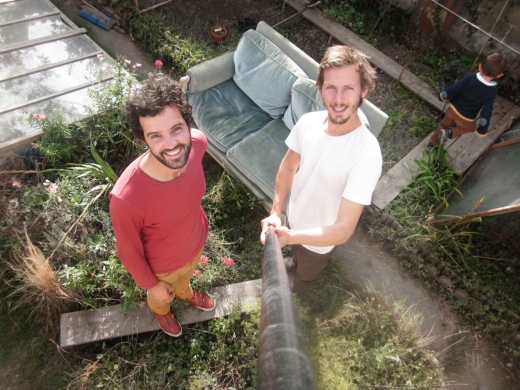 Matthieu Blin et Antoine Derrien à Crèvecoeur-en-Auge - © atelier MaDe